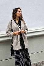 Chaqueta de punto Olivia beige