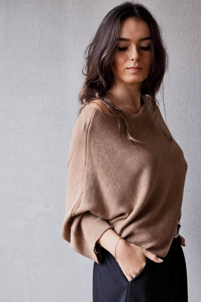 Jersey cruzado manga japonesa Sakura camel