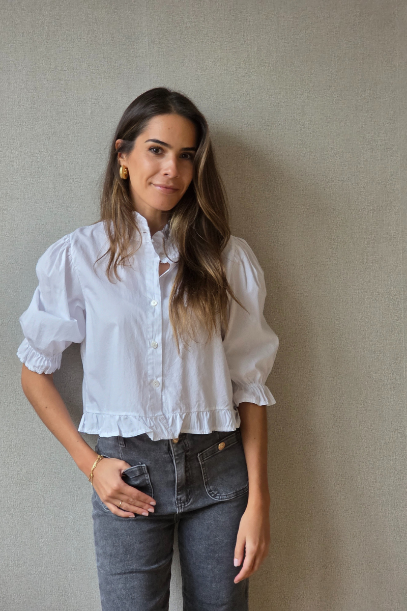 Camisa teen Carolina blanca