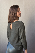 Jersey lurex manga japonesa verde militar