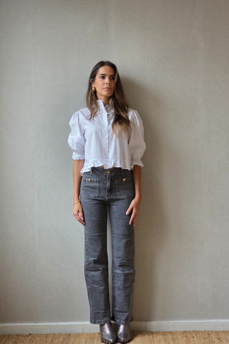 Camisa teen Carolina blanca