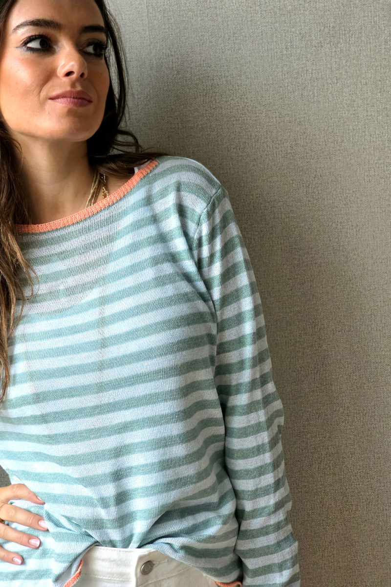Jersey Sunset Rayas Verde