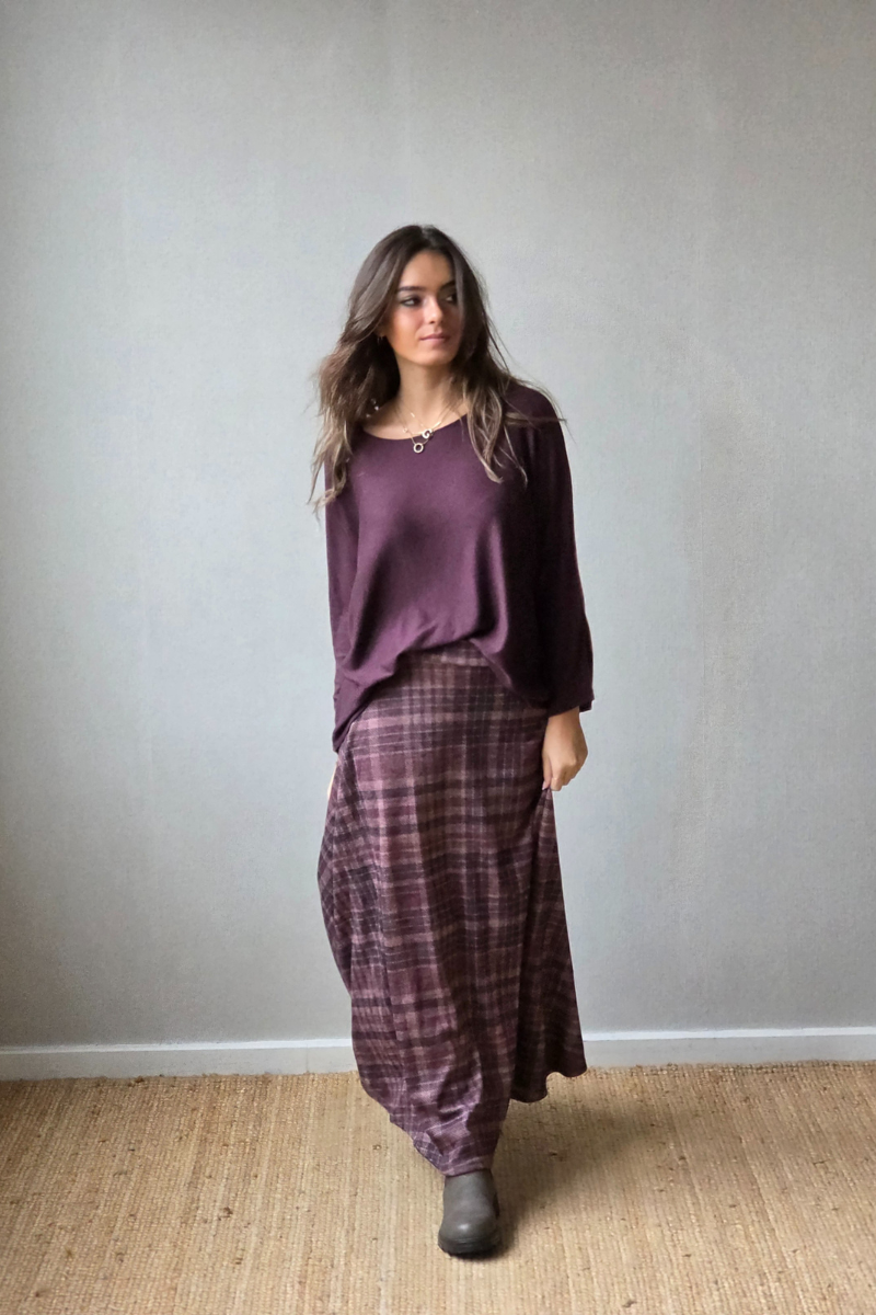 Falda de cuadros rayas