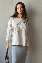 Sudadera Star Beige