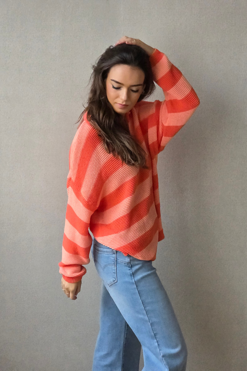 Jersey Rayas - Naranja