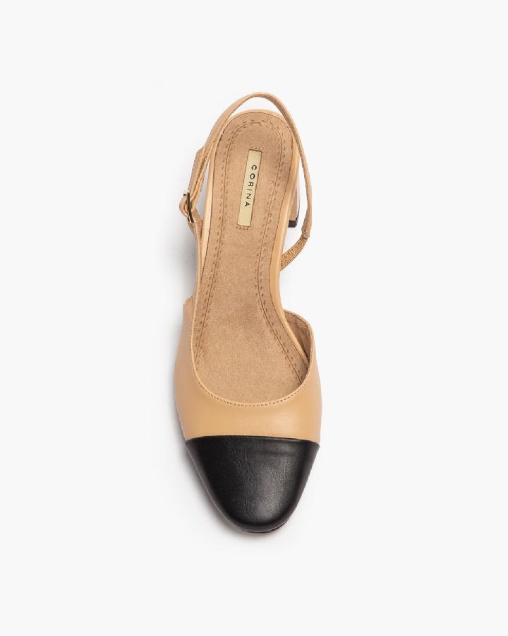 Zapato tipo Chanel camel