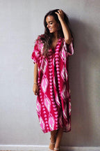 Vestido  rombos oversize