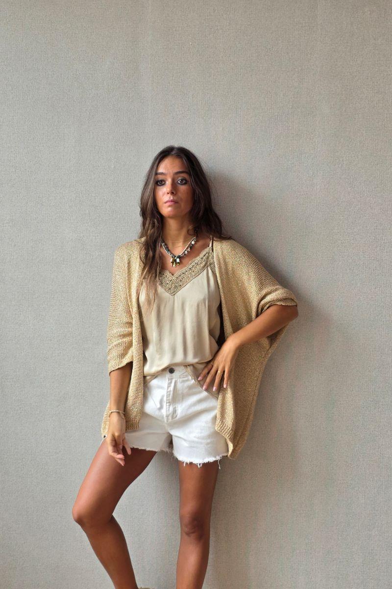 Chaqueta dorada