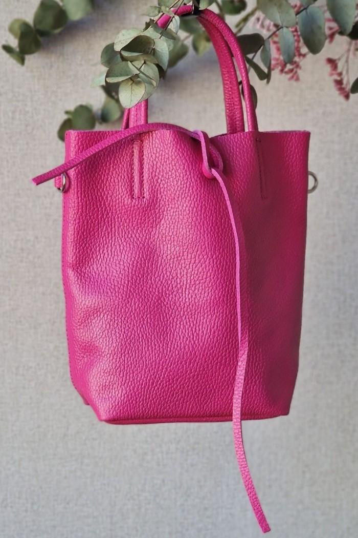 Bolso Marta tipo cubo fucsia