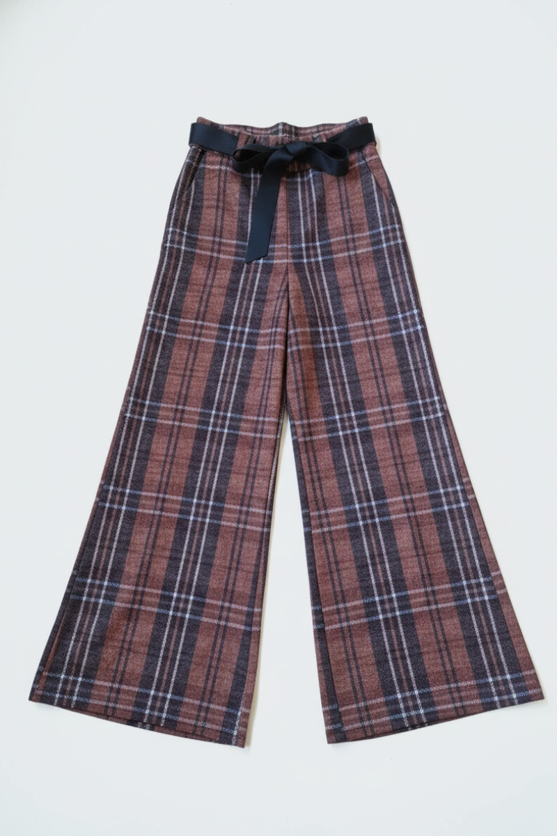 Pantalón de cuadros Royal teja