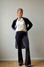 Pantalón de terciopelo gris