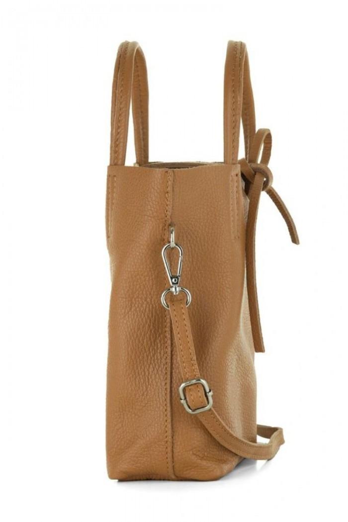 Bolso Marta tipo bombonera camel