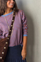 Jersey de rayas jean/caldero
