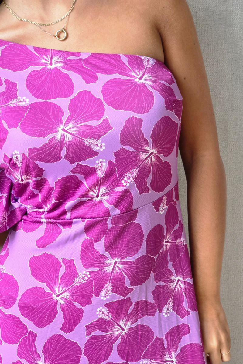 Vestido de flores grandes buganvilla