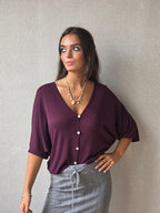 Jersey-chaqueta botones