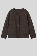Chaqueta acolchada chocolate