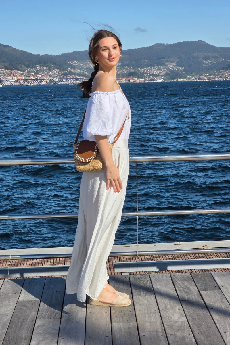 Pantalón Ancho Crudo