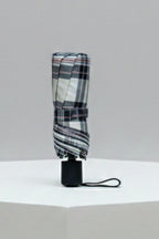 Paraguas cuadro escoces beige