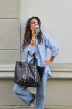 Camisa Rayas Azul Jean - Estilo Casual y Fresco