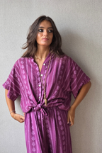 Blusa estampada rombos