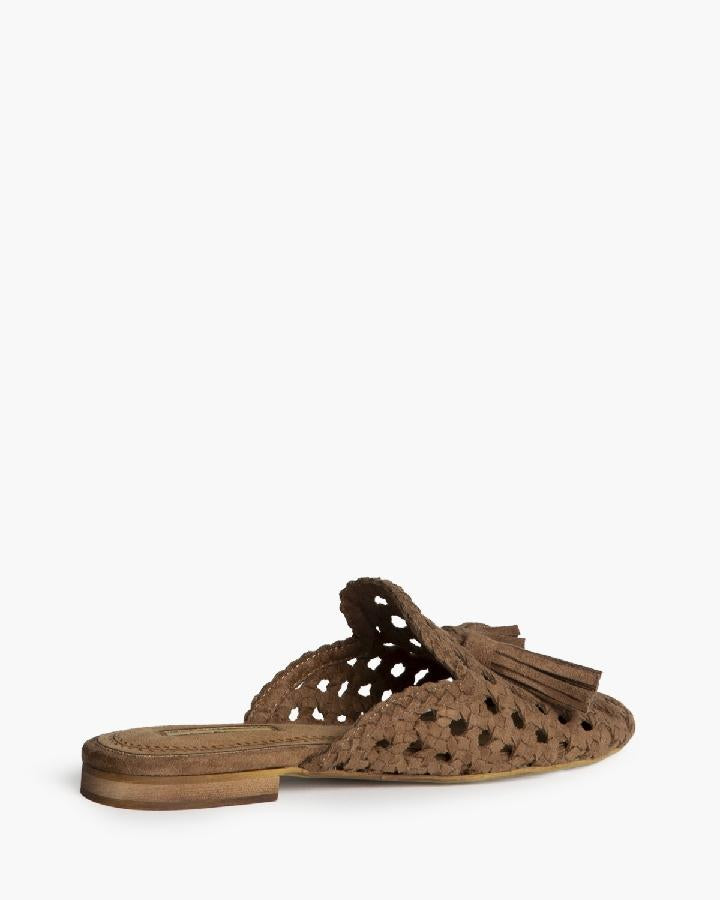 Mule Trenzado Camel