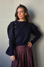 Jersey manga manga farol azul marino