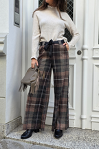 Pantalón de cuadros Belmonte verde militar