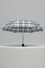 Paraguas cuadro escoces beige