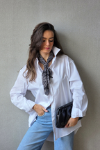 Camisa Blanca de Algodón