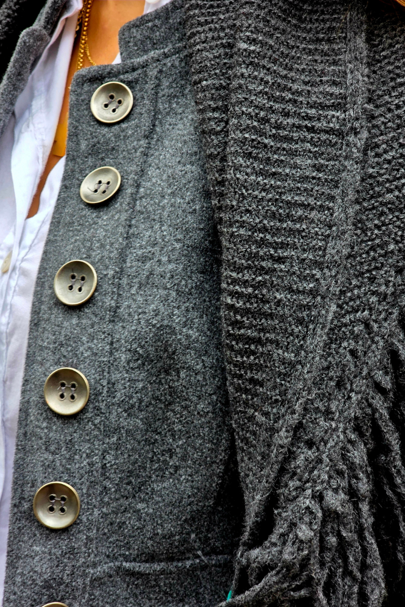 Chaquetas tipo Austriaca gris