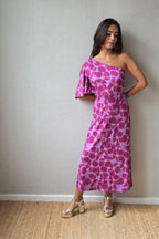 Vestido de flores grandes buganvilla