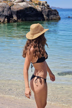 Bikini liso negro
