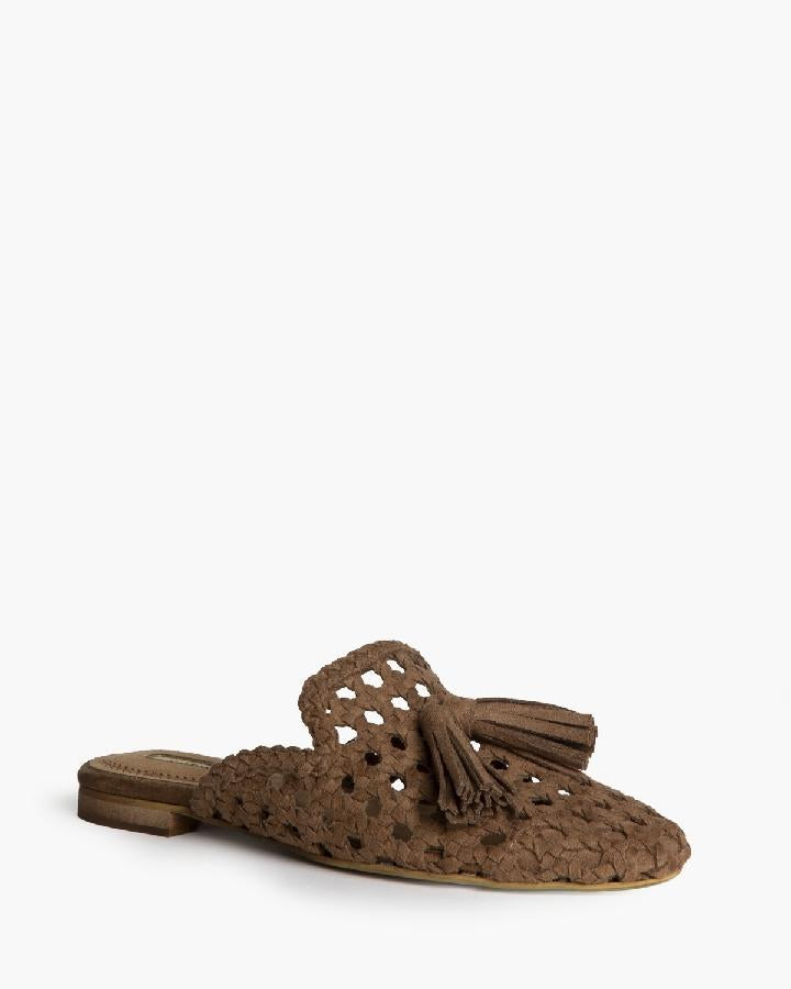 Mule Trenzado Camel