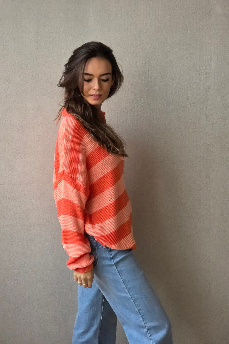 Jersey Rayas - Naranja