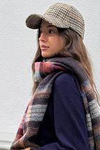 Gorra de con estampado príncipe de gales