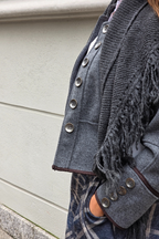 Chaquetas tipo Austriaca gris