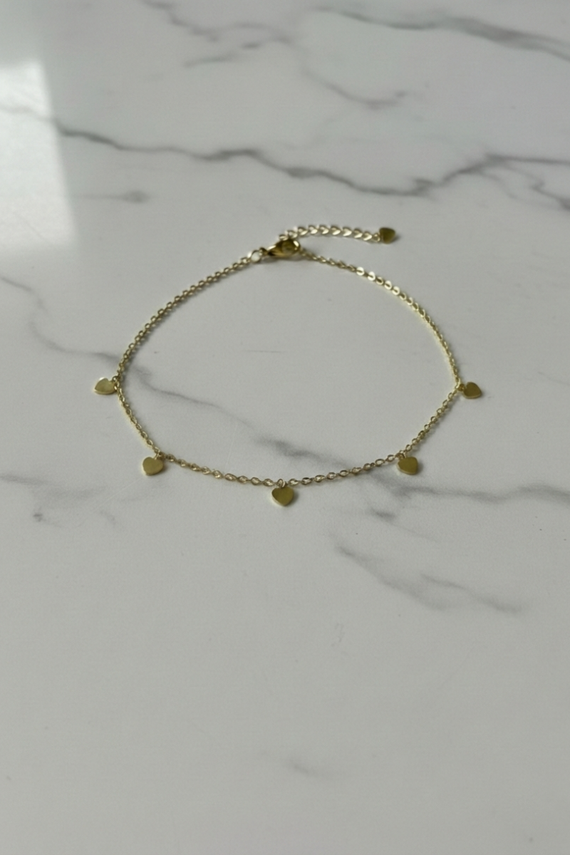 Pulsera de corazones pequeños