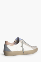 Zapatilla Deportiva Retro Mujer Blanca y Rosa - Estilo Casual