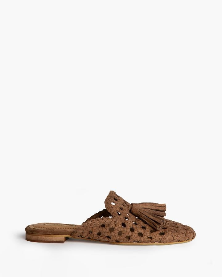 Mule Trenzado Camel