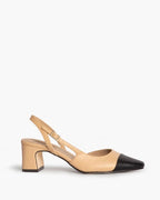 Zapato tipo Chanel camel