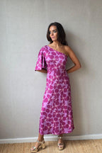 Vestido de flores grandes buganvilla