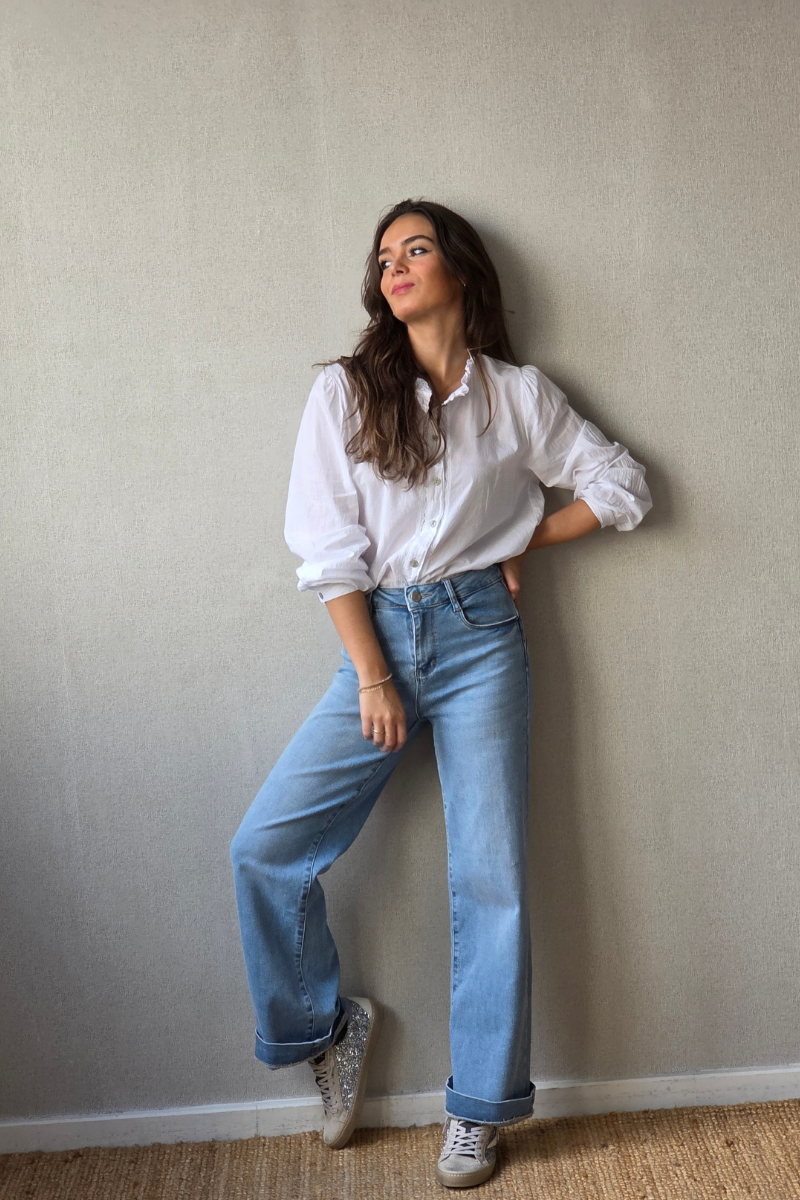 Vaquero wide leg azul jean