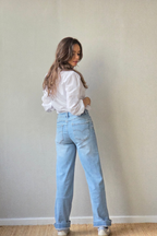 Vaquero wide leg azul jean