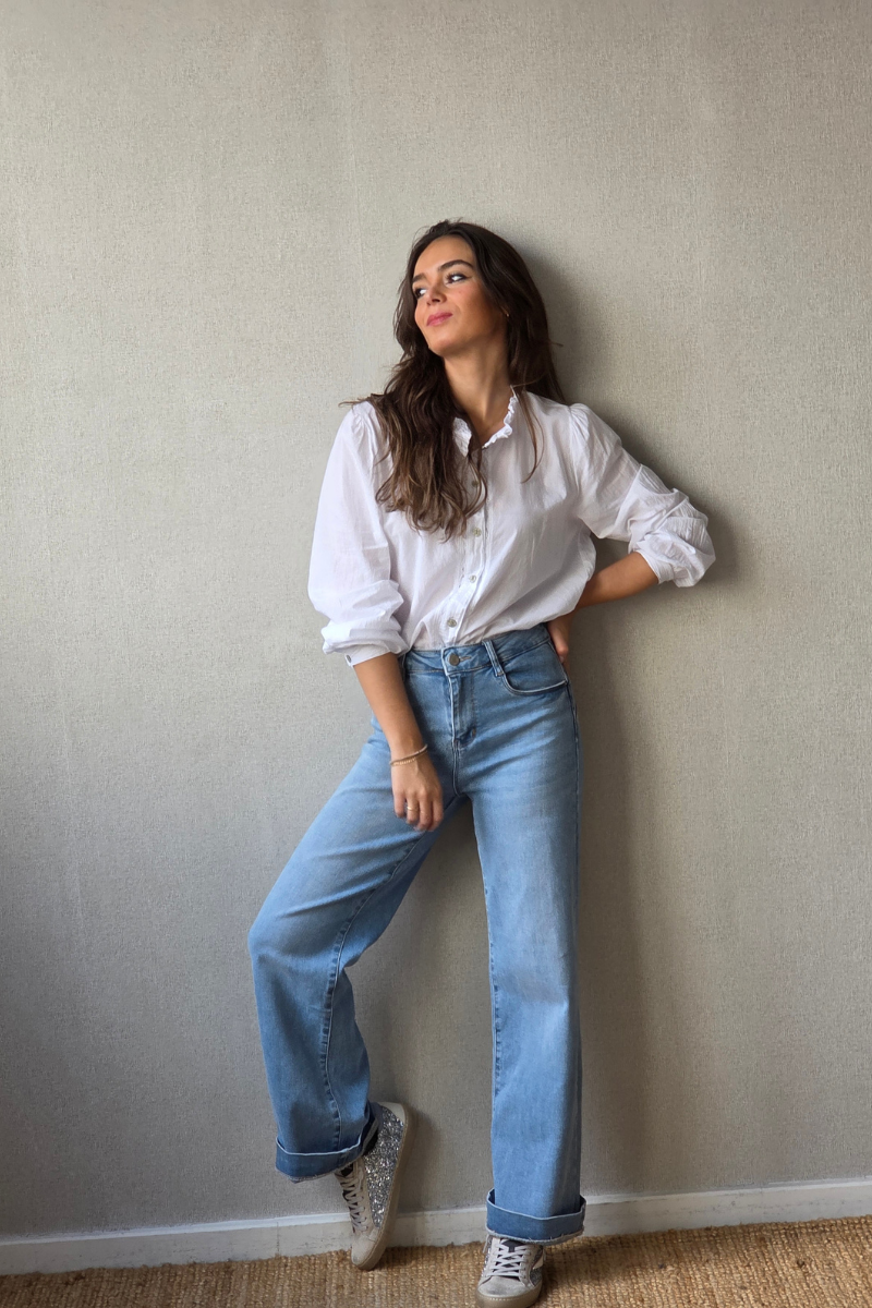 Vaquero wide leg azul jean