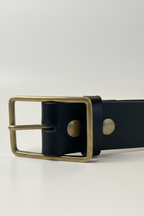 Cinturones de piel con hebilla