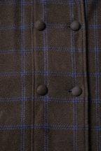 Capa british de cuadros marrón