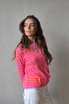 Jersey Sunset Rayas Coral