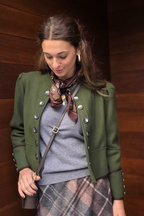 Chaquetas tipo austriaca verde militar