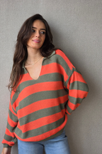 Jersey Rayas - Salvia