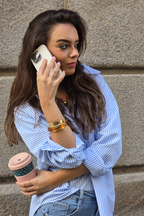 Camisa Rayas Azul Jean - Estilo Casual y Fresco